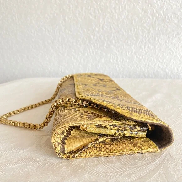 Kotur Python clutch bag